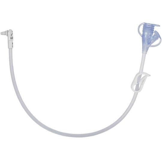 MIC-KEY Continuous Feed Extension Set 0121-12 (12 inch) and 0121-24 (24 inch) feature Secur-Lok connection to minimize feeding set disconnects.