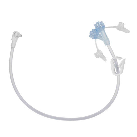 MIC-KEY ENFit Feeding Tube Extension Sets 0141-12 (12 inch) and 0141-24 (24 inch) feature the new standard connector designed to prevent tubing misconnections. For use with MIC-KEY Low Profile Gastrostomy, Jejunal, and Transgastric-Jejunal Feeding Tubes.