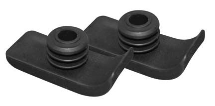 Optional Ski Glides (black) are made of strong durable plastic and make gliding over virtually any surface smooth and easy, including wood, carpet, tile, cement and more.