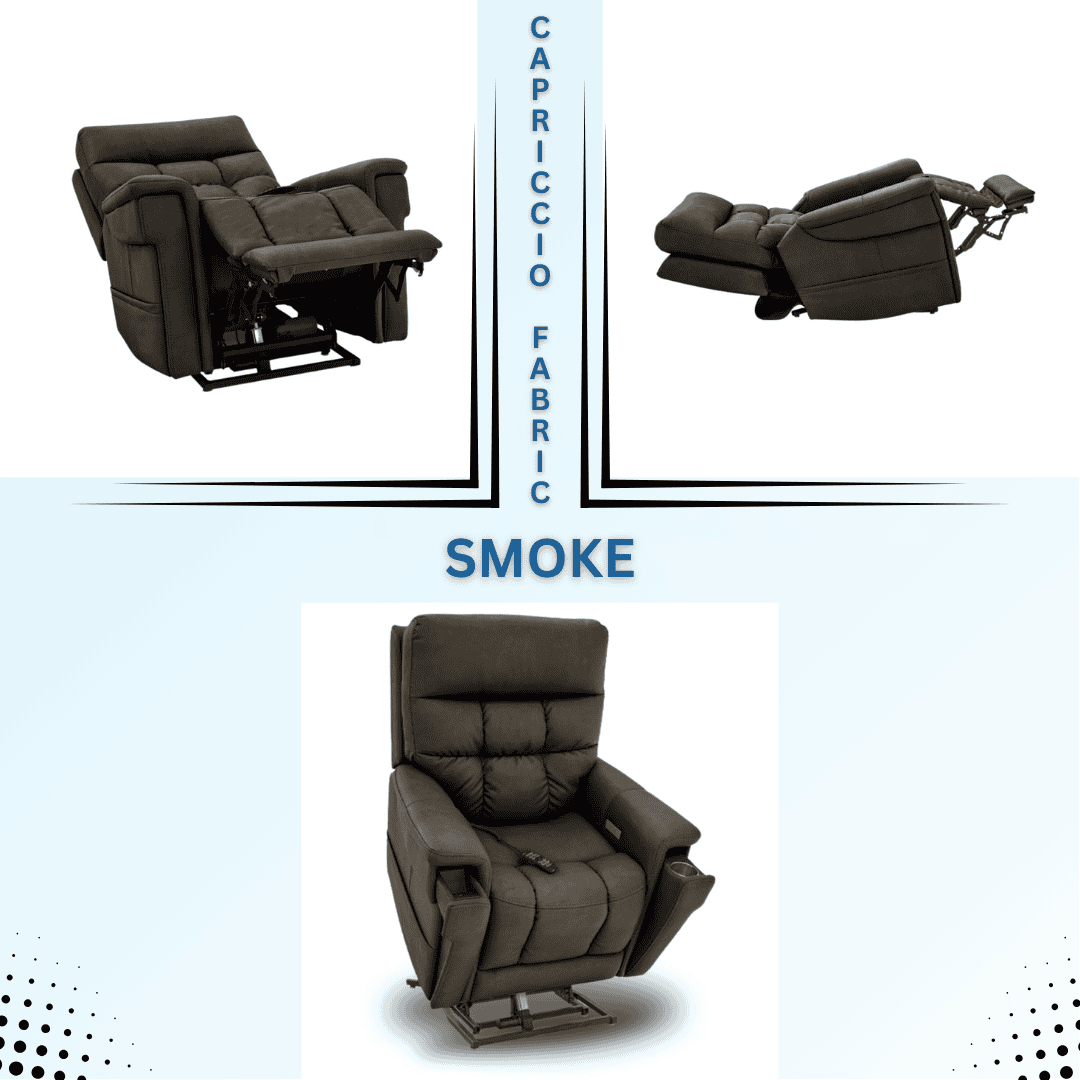 Capriccio Fabric, Color Smoke as shown in the image