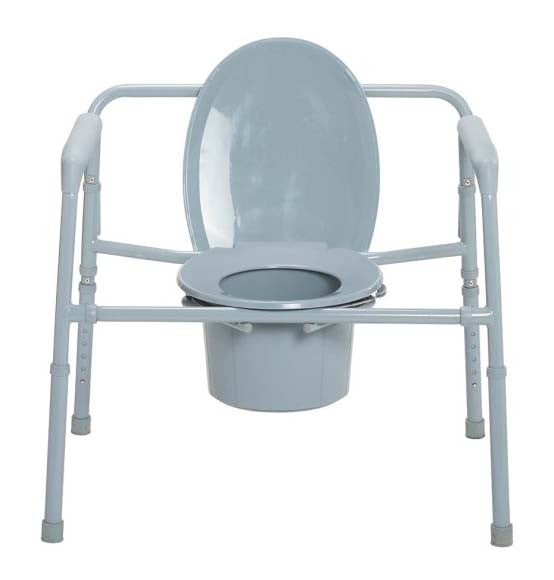 Bariatric Folding Commode, Weight Capacity 650 lbs