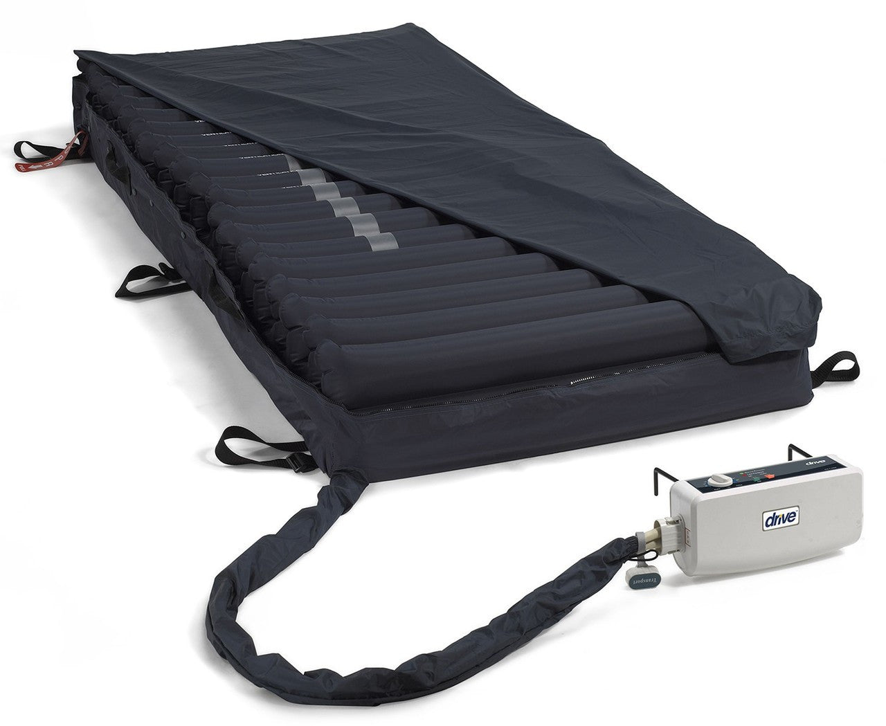 Med-Aire Melody Alternating Pressure & Low Air Loss Mattress system 14026 includes mattress and pump.
