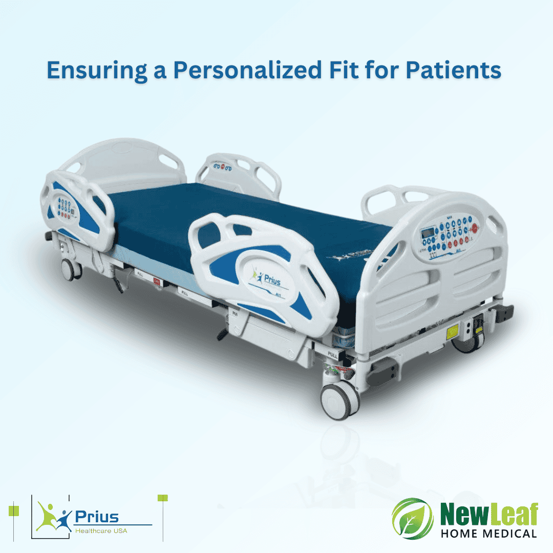 Prius AI1 Premium Bariatric Expandable Hospital Bed w/ Built-in Scale & Trendelenburg
