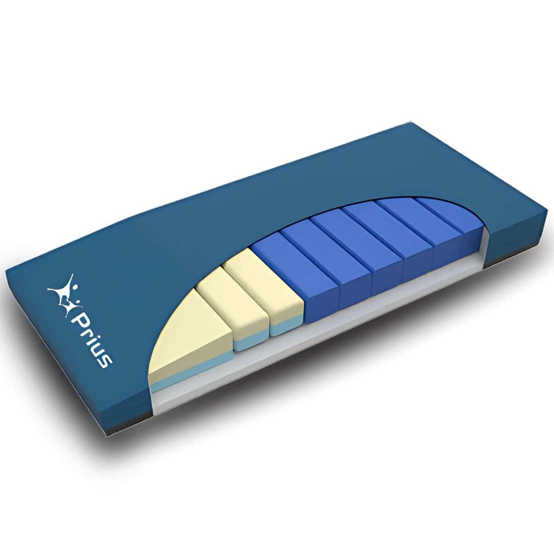  The Prius Ultra Convertible is a self-adjusting pressure relieving mattress system