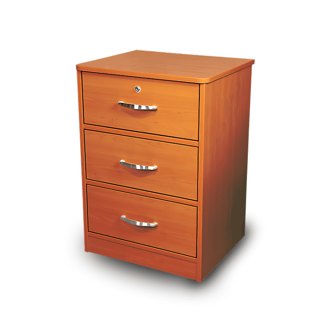 Dynarex Three Drawer Nightstand is a premium-grade bedside cabinet designed to provide safe