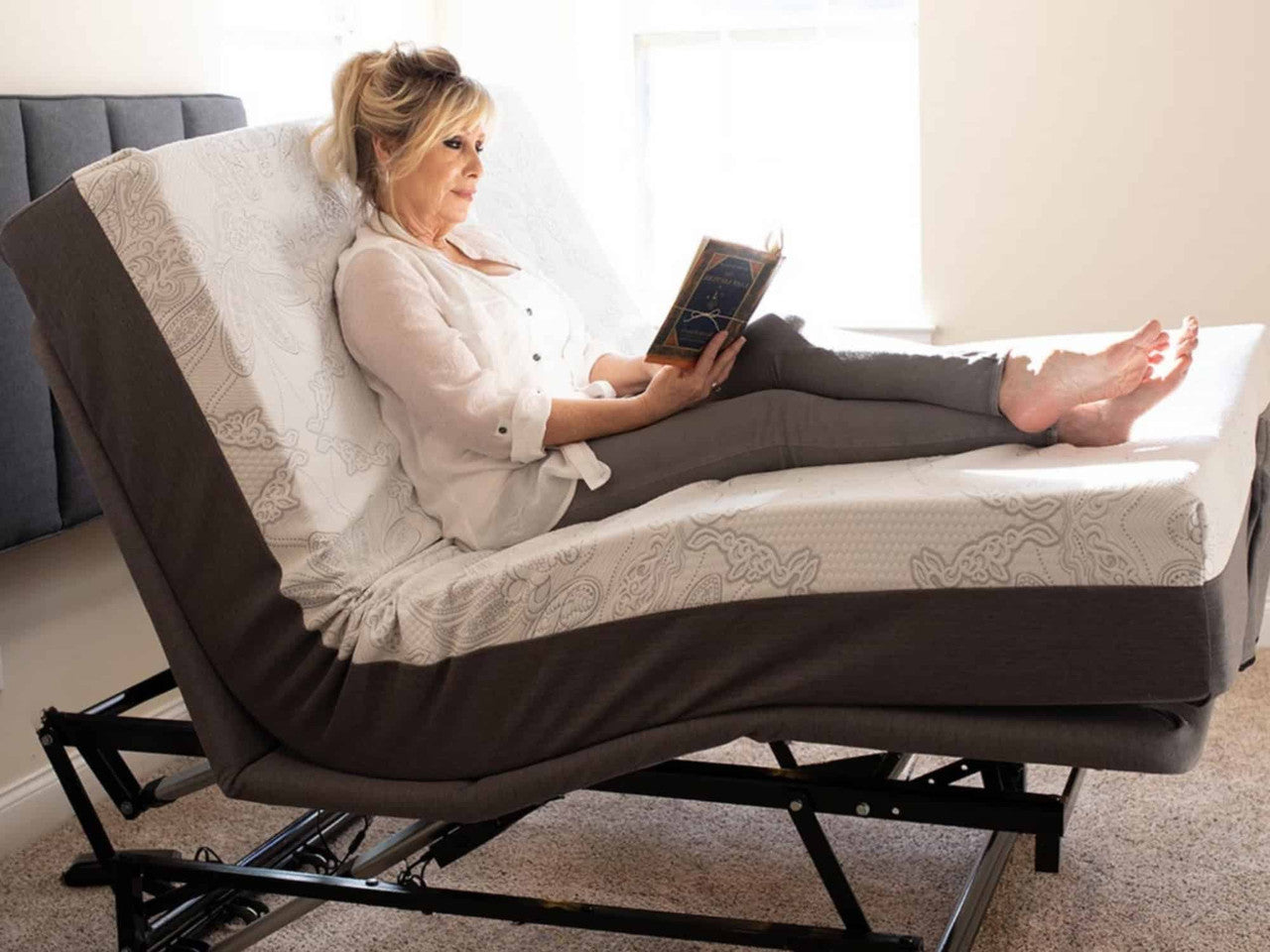 Hospital Bed For Home -  Flexabed Hi-Low SL Adjustable Beds Reviews near me are overall height adjustable & an attractive alternative to a "hospital bed," which makes them perfect for home care or assisted living environments