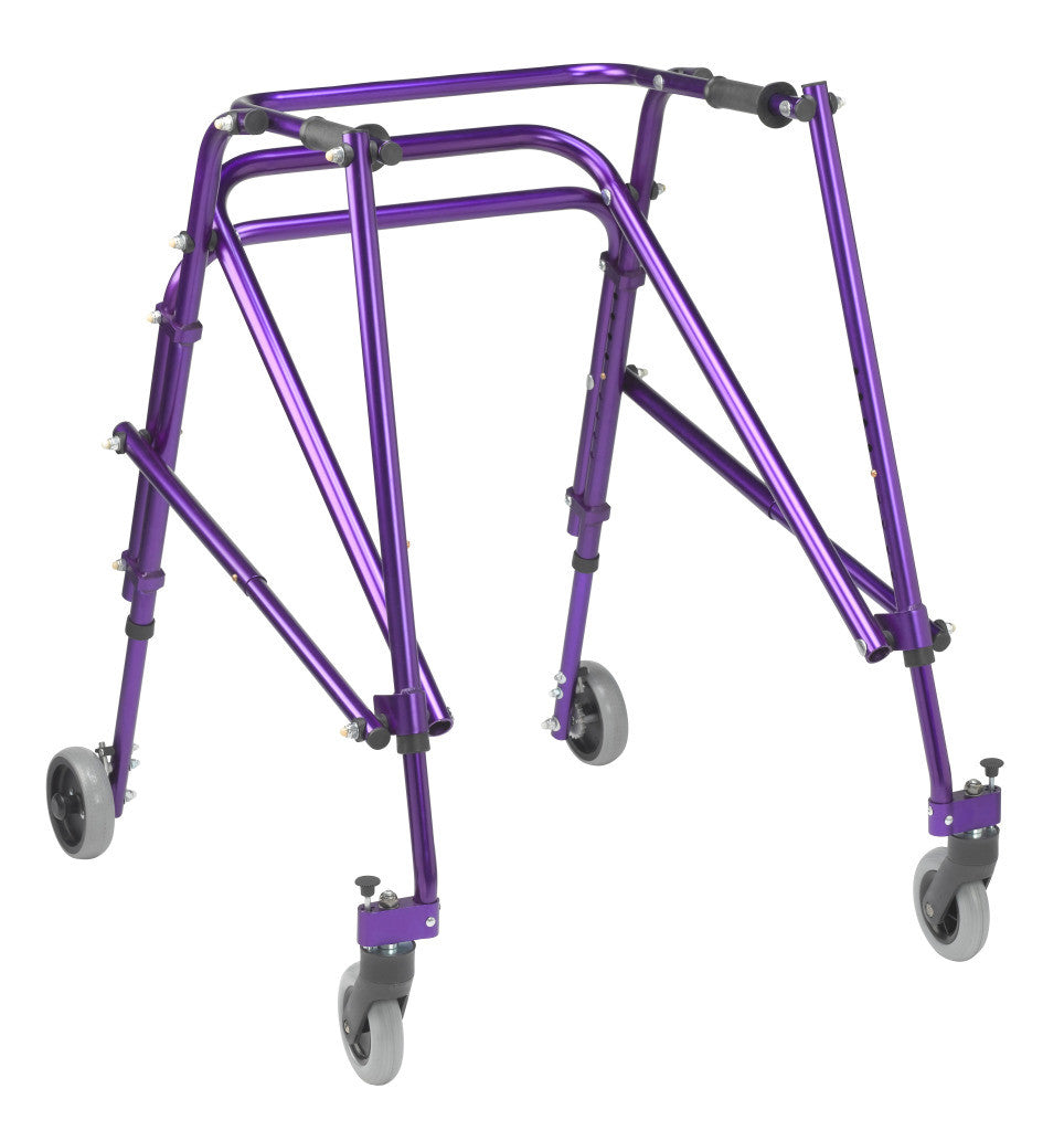 Drive Medical Nimbo Posterior Walker, 28" to 36" Handle Height (shown in Wizard Purple)