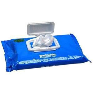 Prevail Disposable Washcloths - Vitamin E & Aloe, Scented