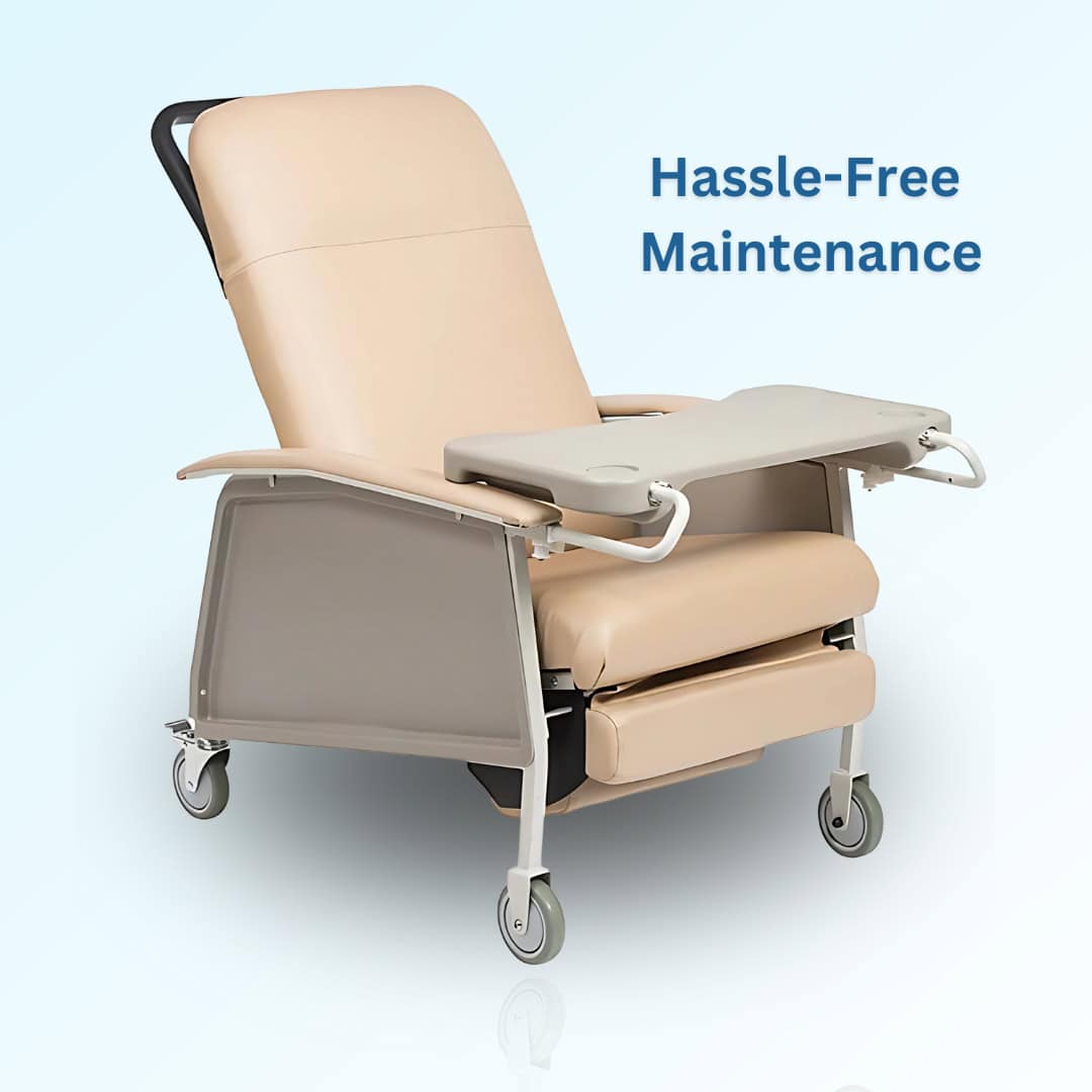 Drive Medical Extra-Wide Bariatric 3-Position Recliner - 500 lbs Capacity