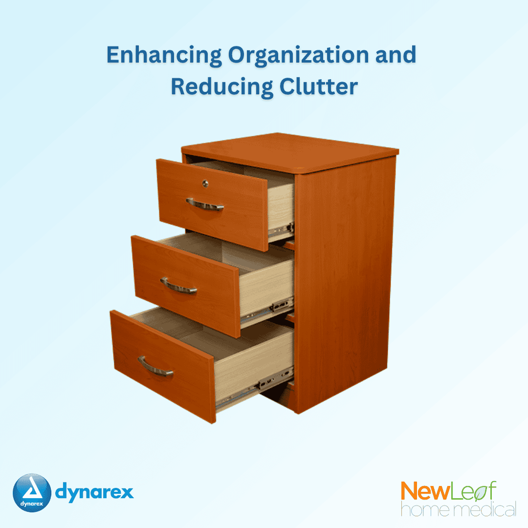 Ample drawer space for improved organization and easy retrieval of personal items