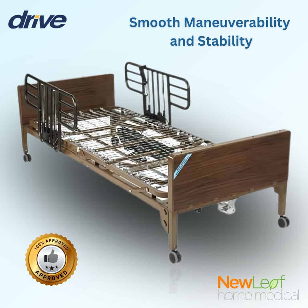 Delta Ultra Light 1000 Low Full Electric Hospital Bed, 36"W x 80"L