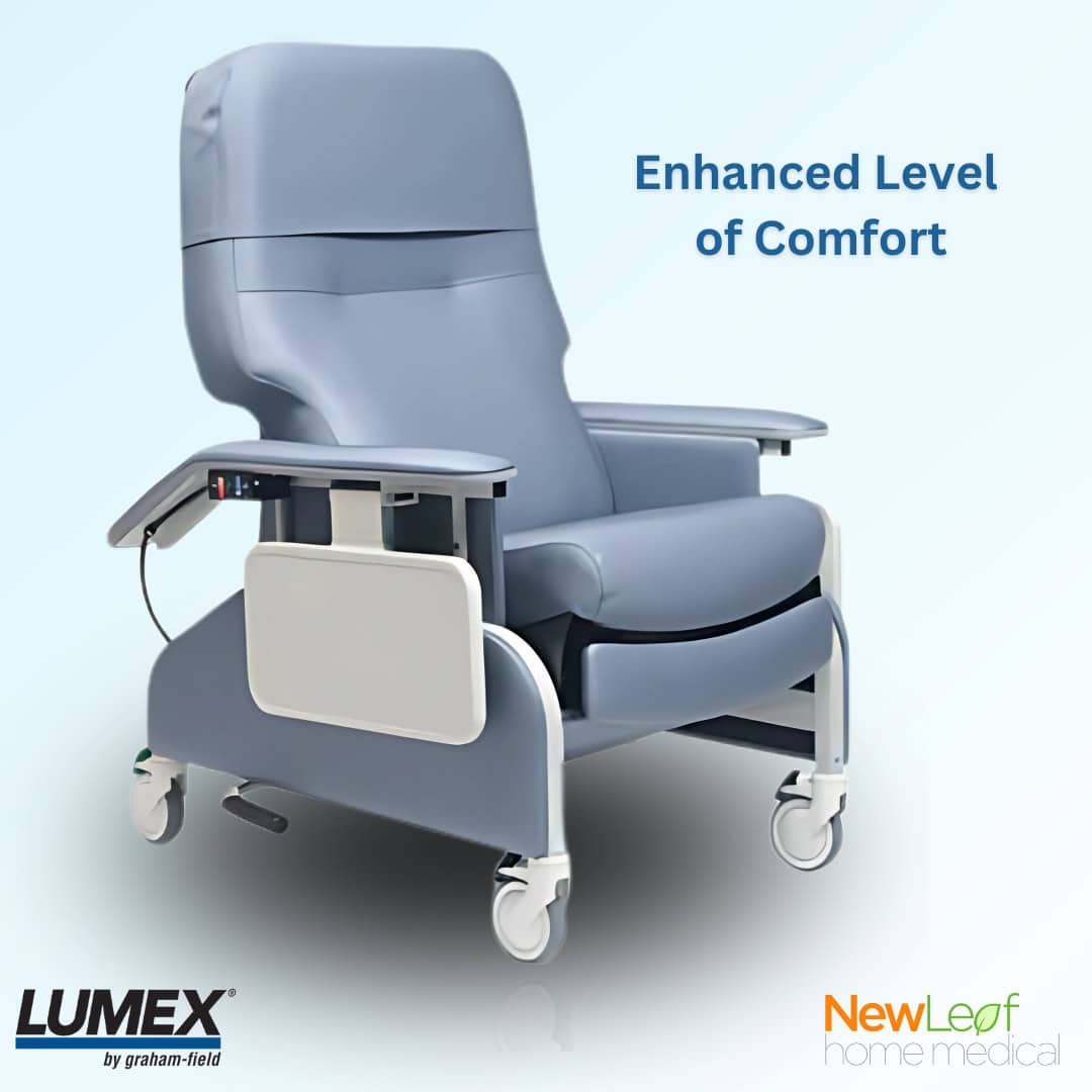 Lumex Deluxe Clinical Recliner with Drop Arms