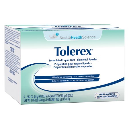 Tolerex  - Unflavored, 2.82 oz Packet (Box of 6)