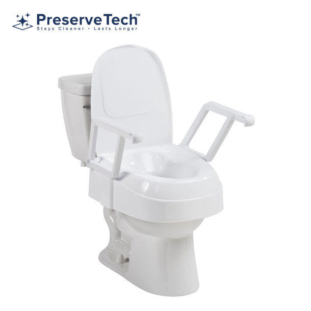 PreserveTech Universal Raised Toilet Seat (RTL12C002-WH)