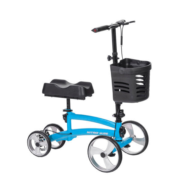 Drive Nitro Glide Knee Walker in Blue