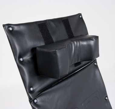 The Advantage Reclining Wheelchair features a higher back with removable full-support headrest that adjusts easily to fit every need.