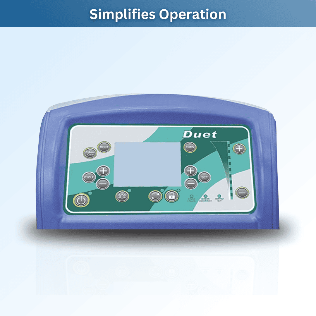 Prius Duet Mattress System w/ Alternating Pressure, Low Air Loss, Pulsation & Lateral Rotation — 36" to 48"W