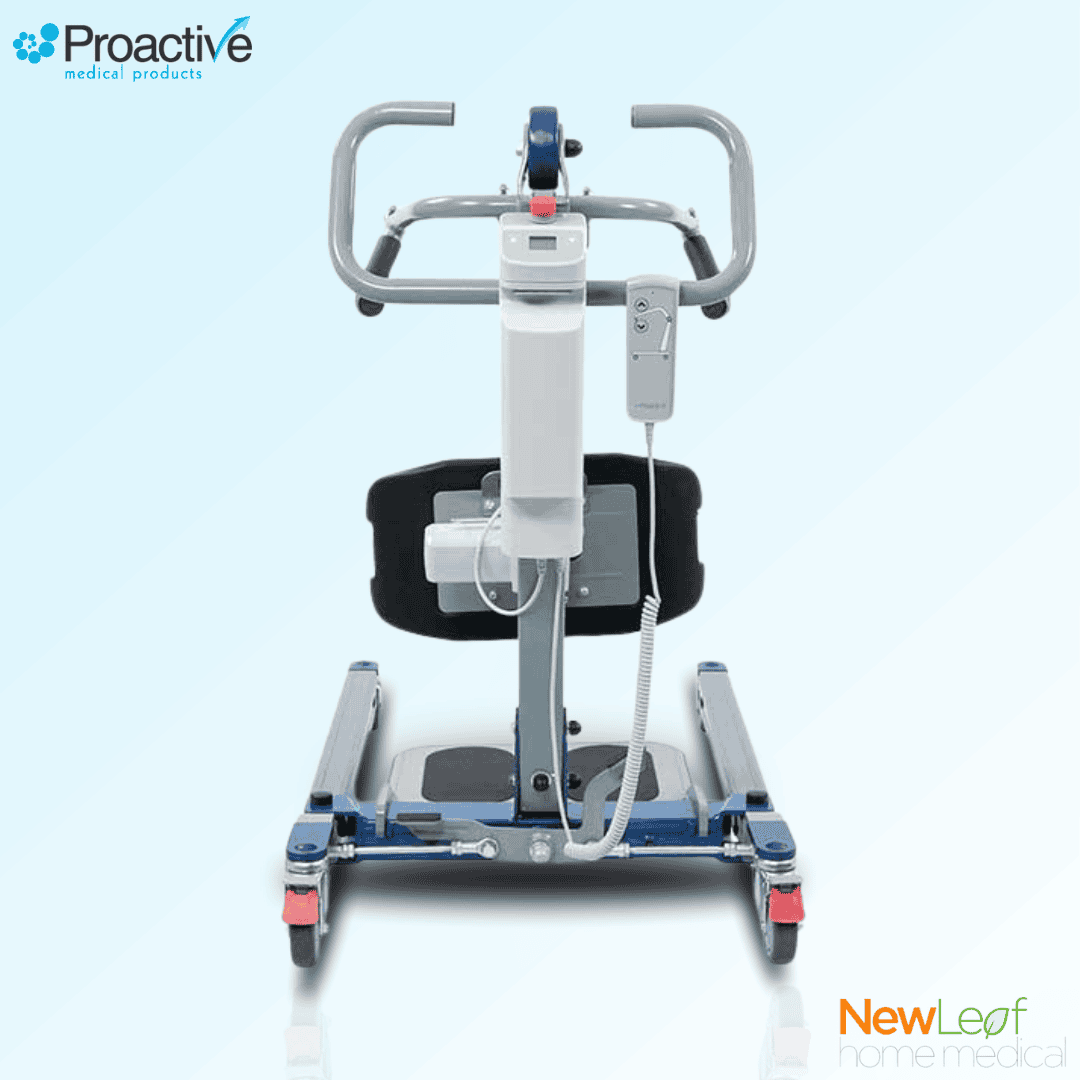 The Protekt 500 Stand Sit-To-Stand Powered Patient Lift is ergonomically designed for safe and smooth patient transfers to and from a seated position. The Protekt Stand 500 is extremely helpful with transfers around the home—from Bed, Chair, Toilet, Wheelchair, etc.