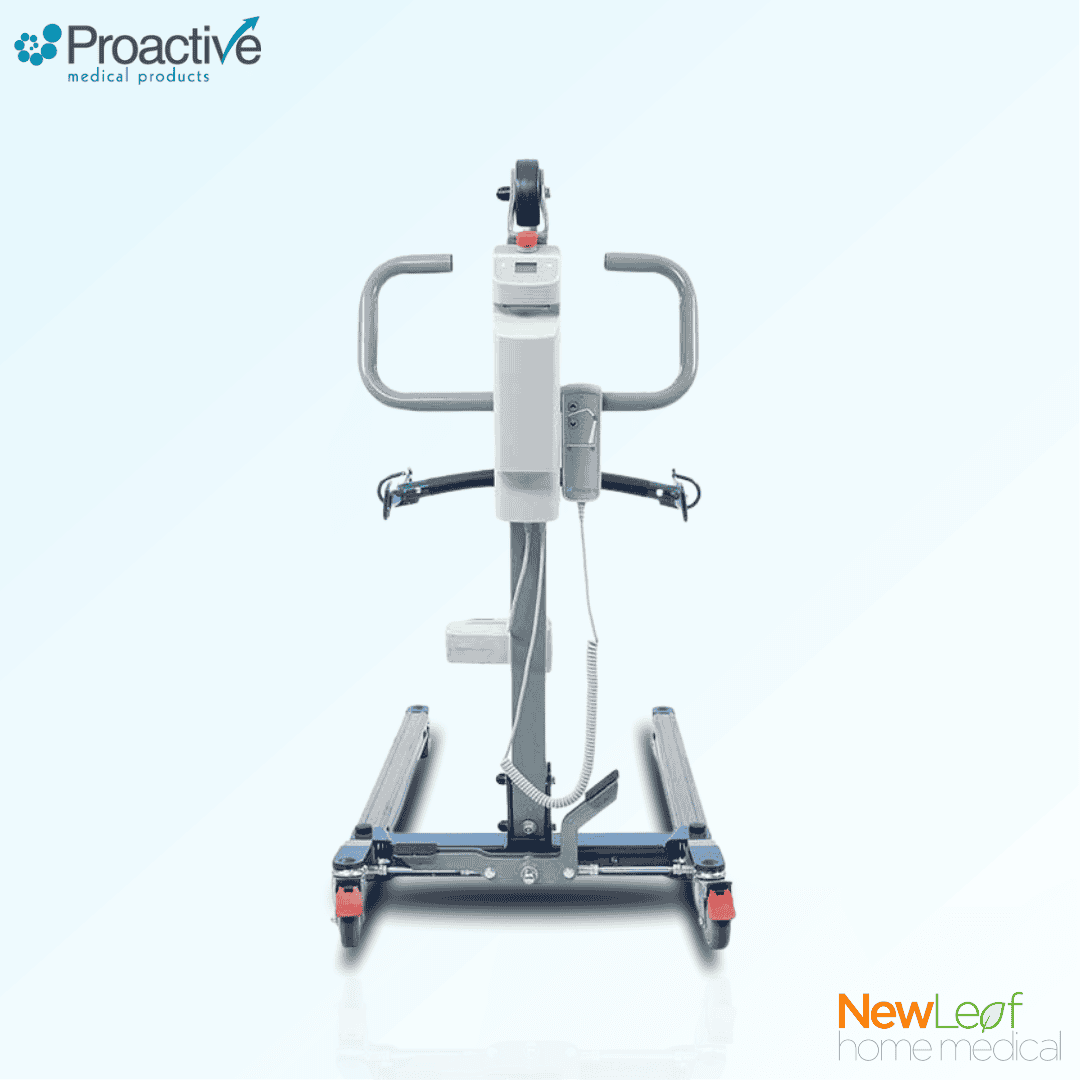 The Protekt 500 Powered Patient Lift 33500 is designed to conveniently and safely assist with patient transfers. This battery powered transfer lift is easy-to-use and recharge. Easy-to-grip handles offer easy maneuverability.