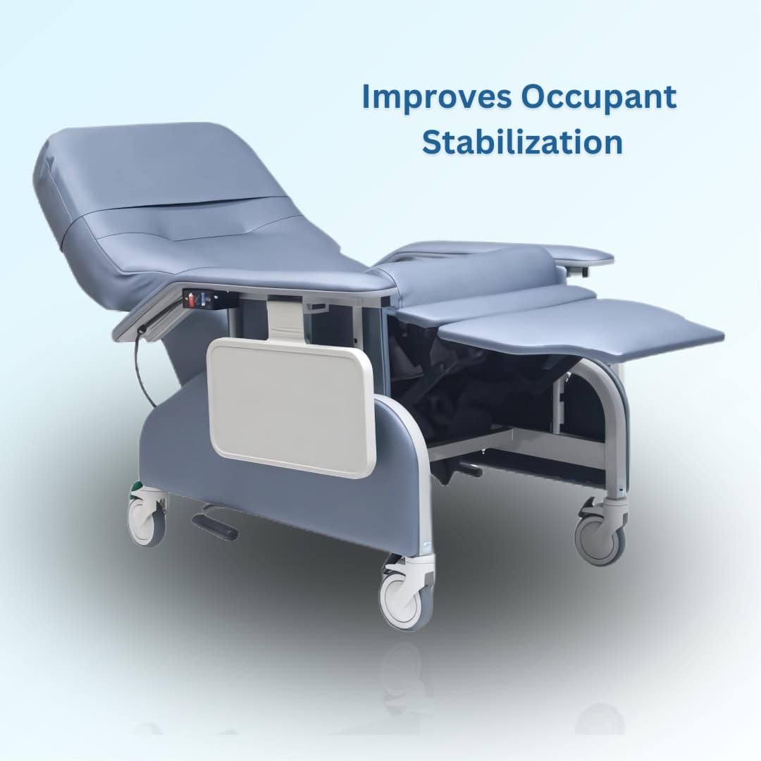 Lumex Deluxe Clinical Recliner with Drop Arms
