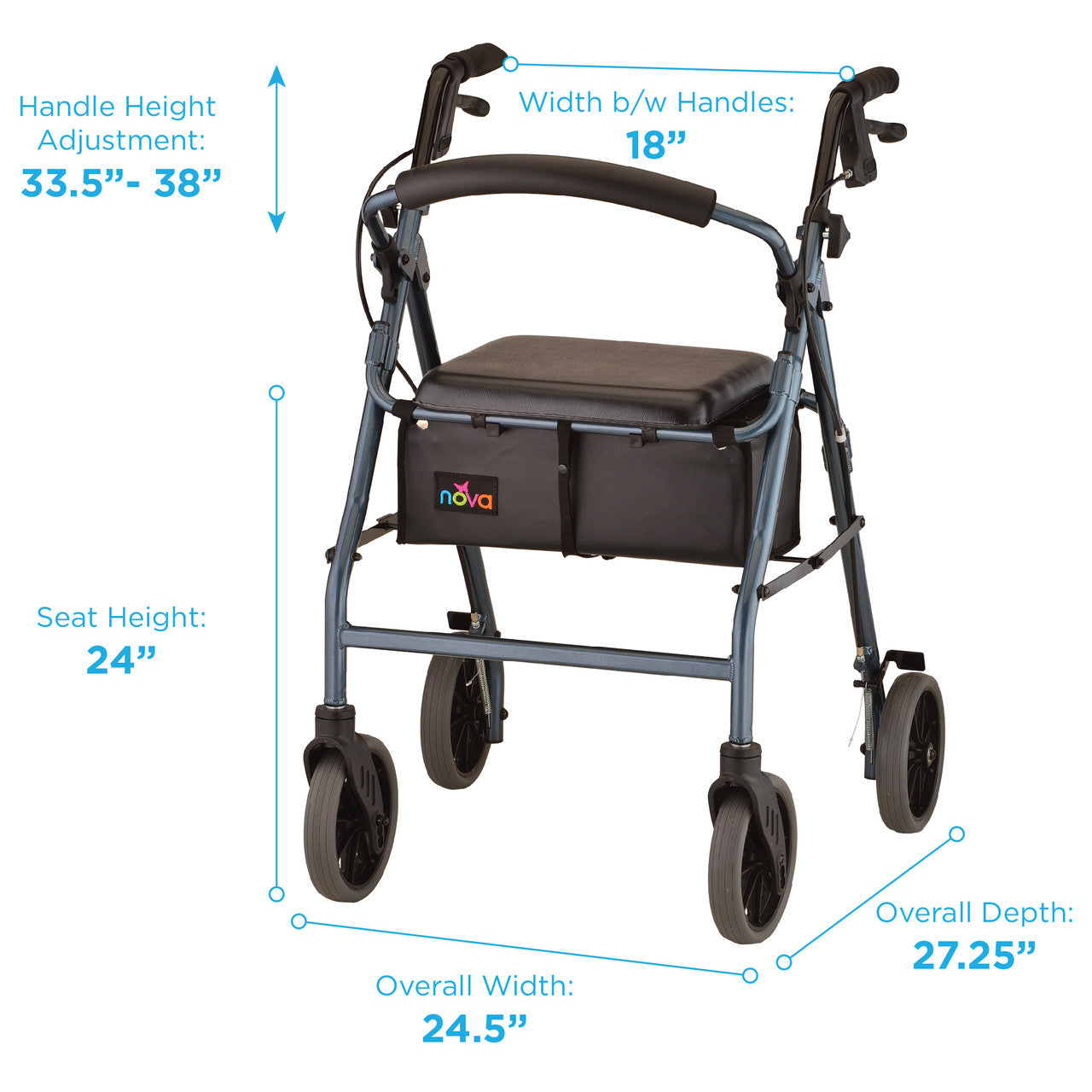 Nova Zoom 24 Rolling Walker
