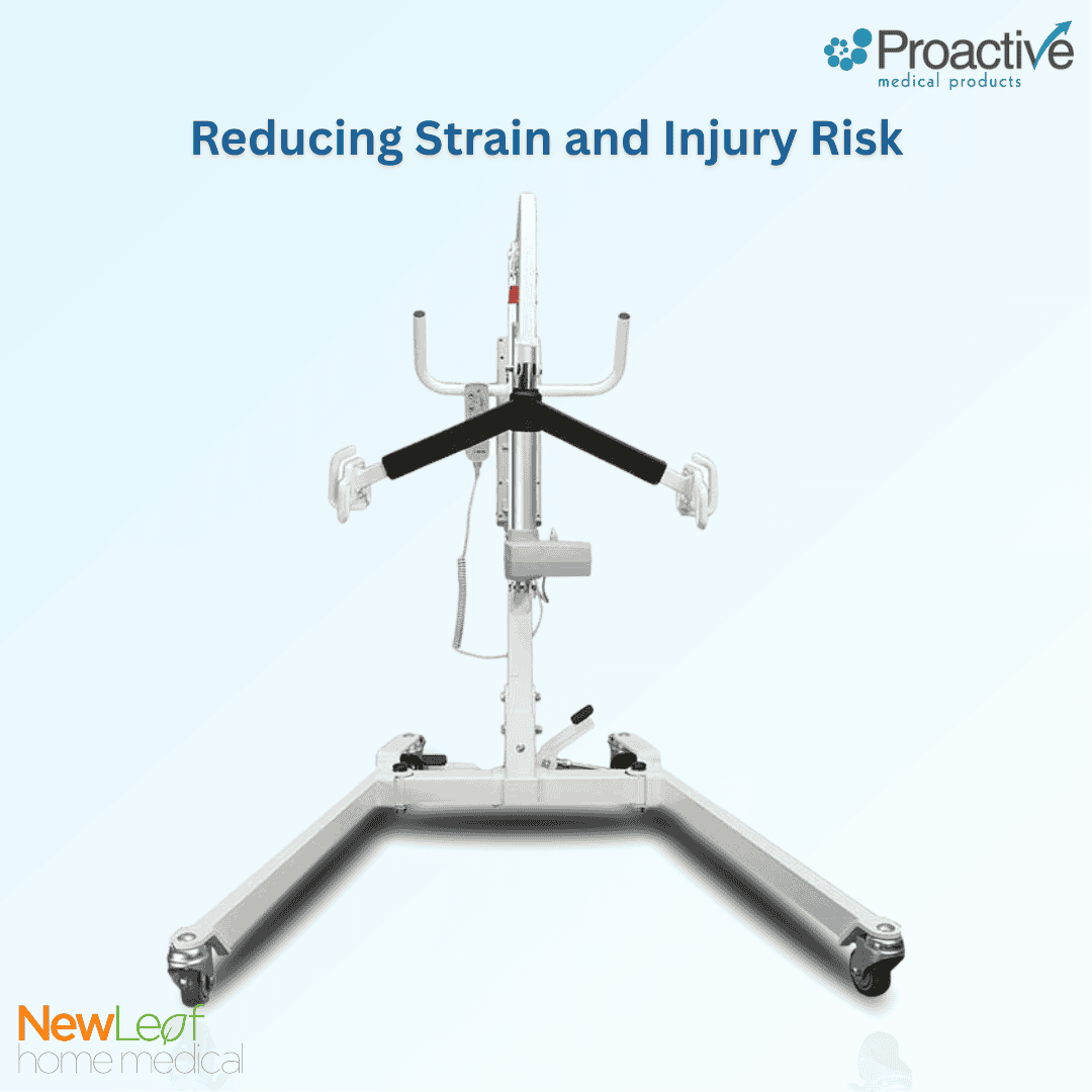 The Protekt 500 Powered Patient Lift 33500 is designed to conveniently and safely assist with patient transfers. This battery powered transfer lift is easy-to-use and recharge. Easy-to-grip handles offer easy maneuverability.