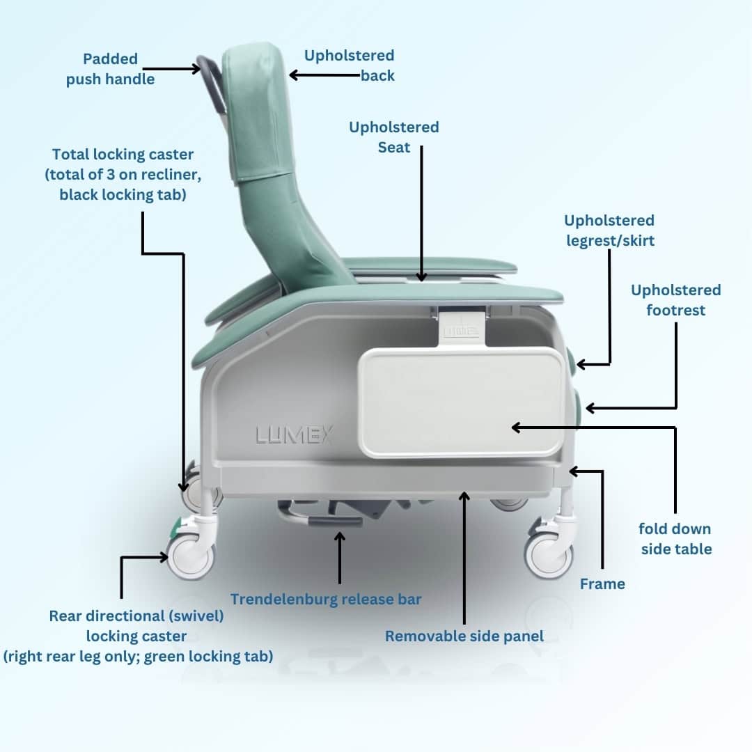 Lumex Deluxe Clinical Care Recliner