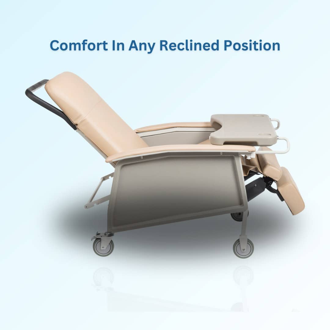 Drive Medical Extra-Wide Bariatric 3-Position Recliner - 500 lbs Capacity