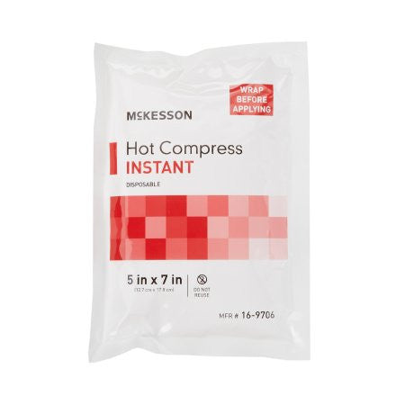 McKesson Disposable Instant Hot Pack, 5" x 7" (Case of 24)