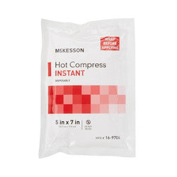 McKesson Disposable Instant Hot Pack, 5" x 7" (Case of 24)