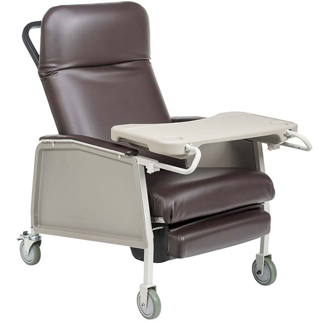 Drive Medical Extra-Wide Bariatric 3-Position Recliner - 500 lbs Capacity