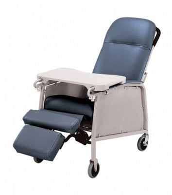 Lumex 3-Position Recliner Geri Chair shown in Blue Ridge 574G427.