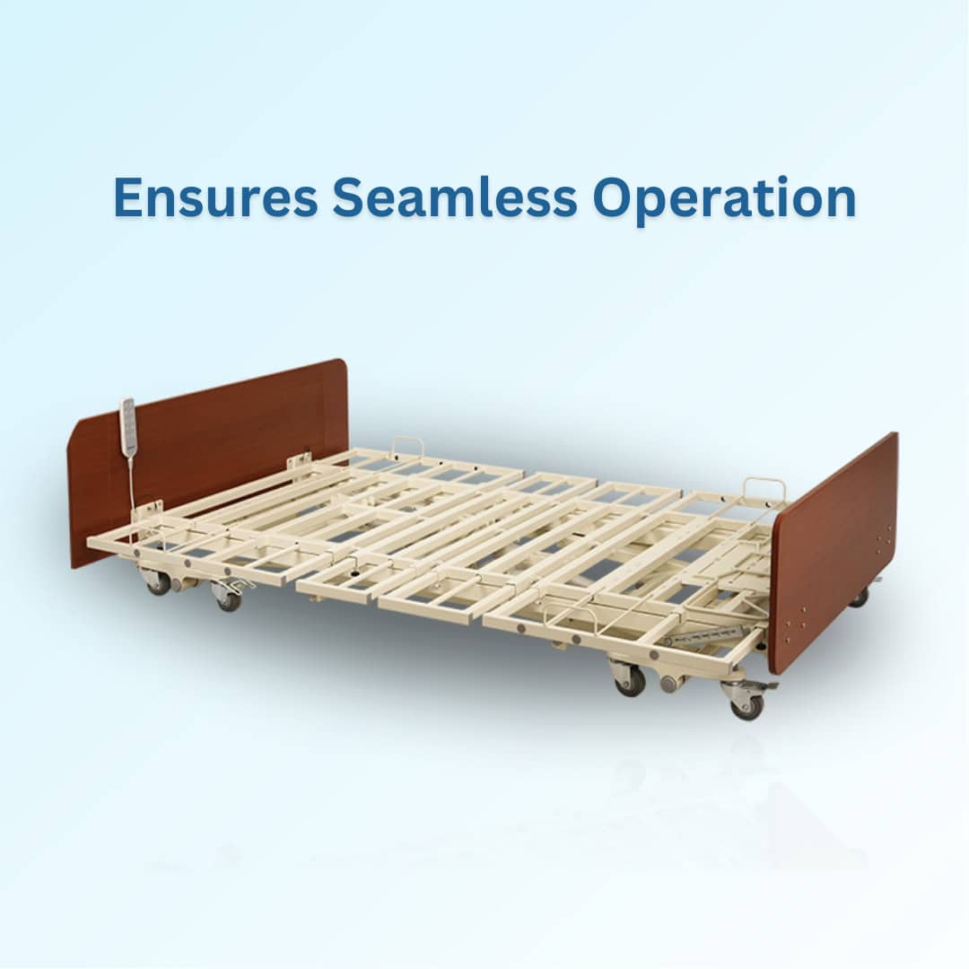 Dynarex DB600 Bariatric HD Long-Term Care Bed - 42" to 54" Width & 80" to 88" Length