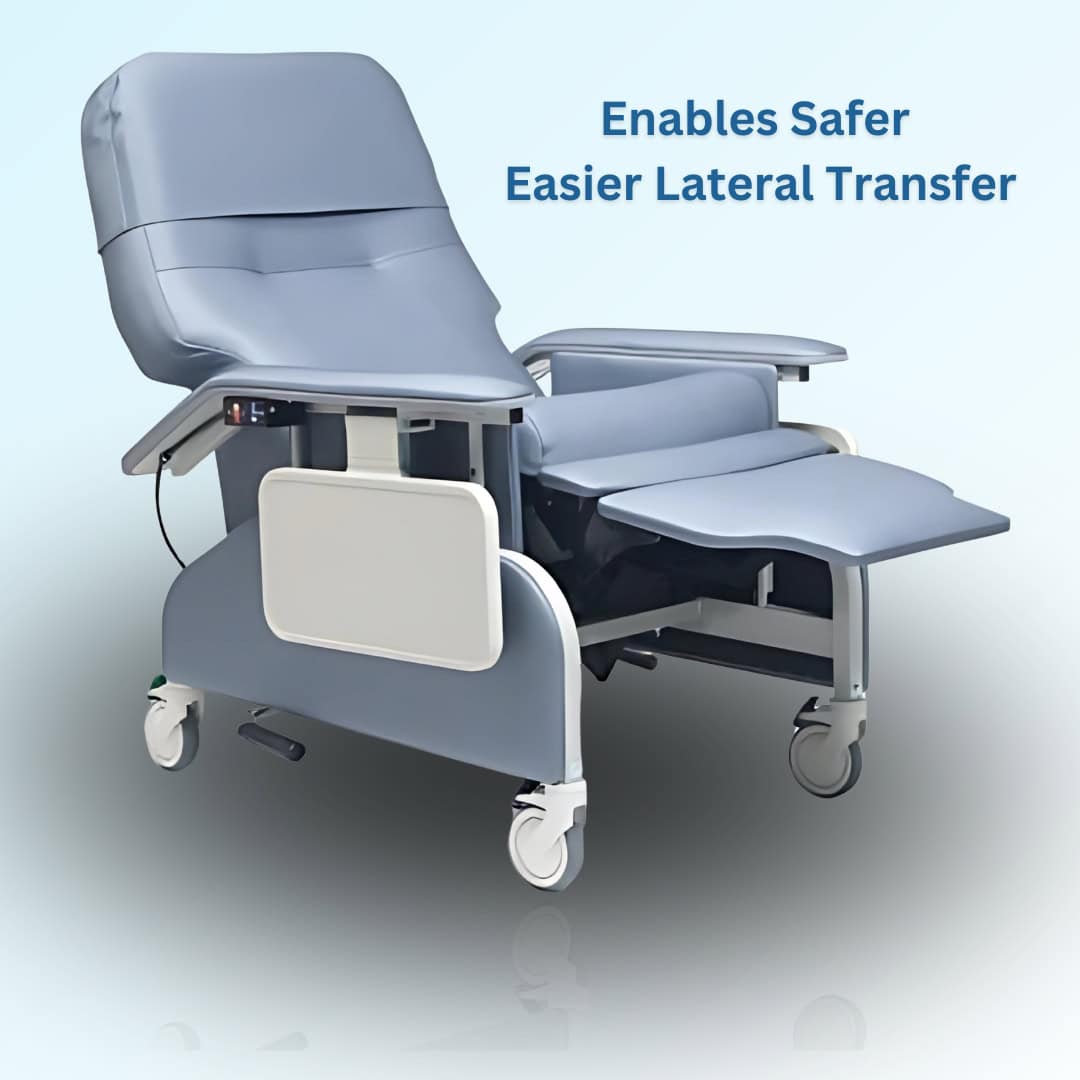 Lumex Deluxe Clinical Recliner with Drop Arms