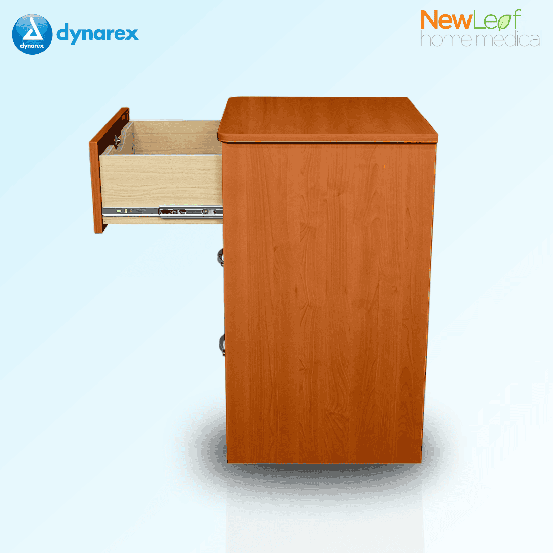 Features rounded edges for reduced risk of injury