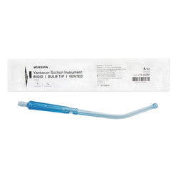 McKesson Yankauer Style Suction Tube, Vented (Case of 50)