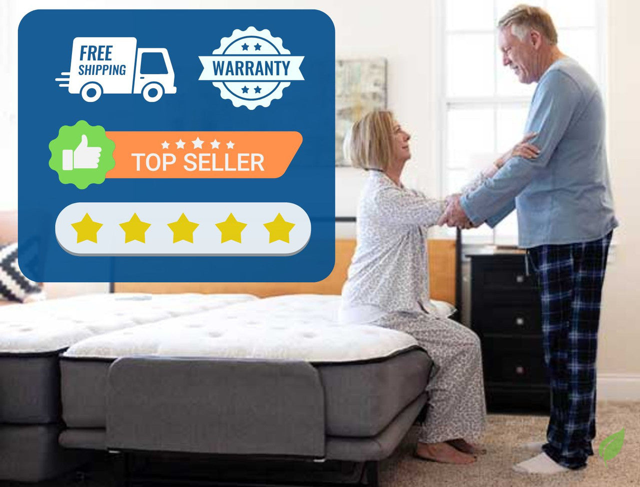 Best Hospital Bed for Elderly Care at Home - The variable height Hi-Lo Flexabed model offers an overall height adjustable range from a low of 25" to high of 32" (including mattress). Headboard is not included.