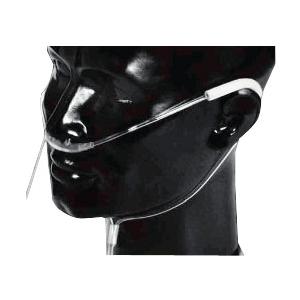 Salter Quiet High Flow Nasal Cannula w/ Ear Cushions & Curved Prong, 7' Tubing