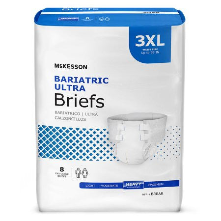 Adult Bariatric Ultra Plus Tab Closure Briefs - Heavy Absorbency