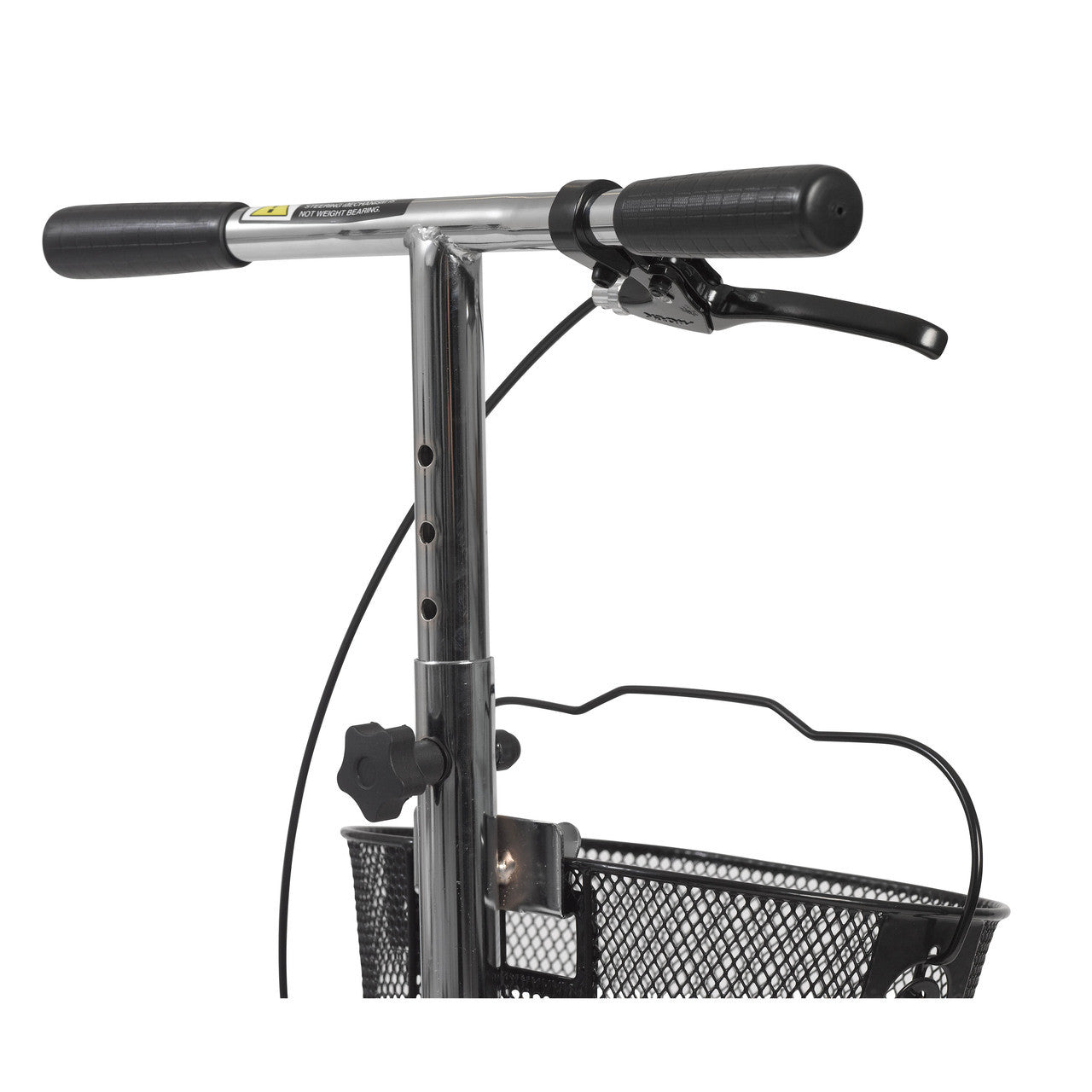 Drive Dual Pad Steerable Knee Walker with 8" Casters & Removable Basket