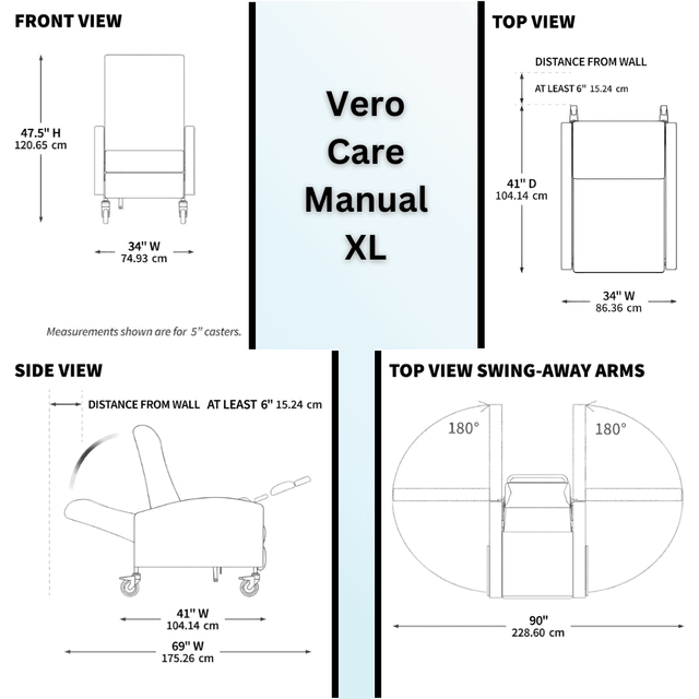 Vero Chair Care Cliner
