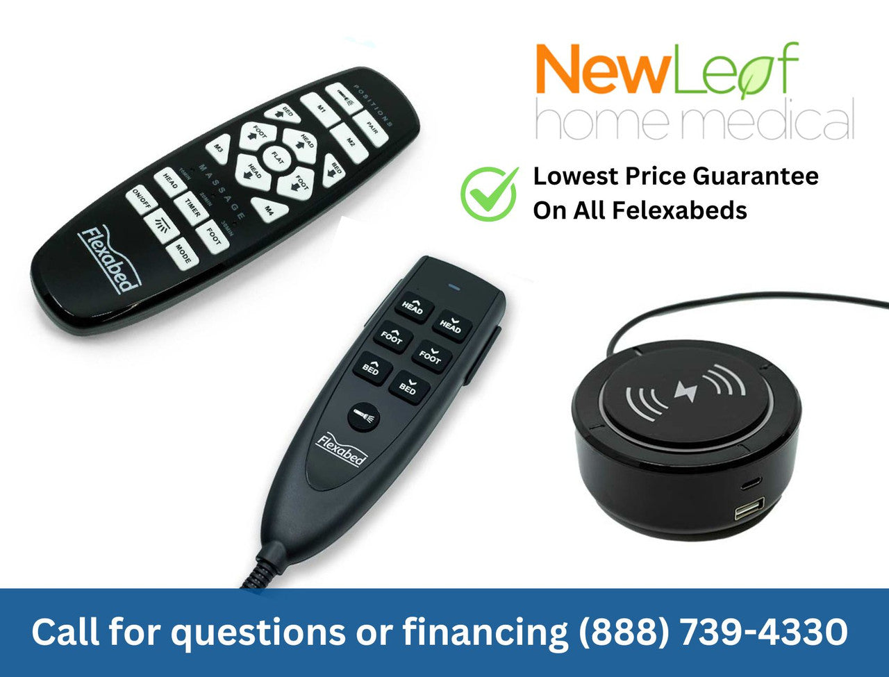 Best Hospital Bed for Elderly Care at Home - Flexabed Reviews High Lo Near Me - Wired and Wireless smartphone charging with adjustable remote.