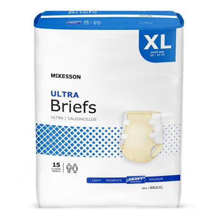 McKesson Ultra Adult Tab Closure Briefs - Heavy Absorbency