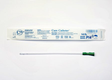 Cure Catheter Uncoated Intermittent Catheter, 16 Inch