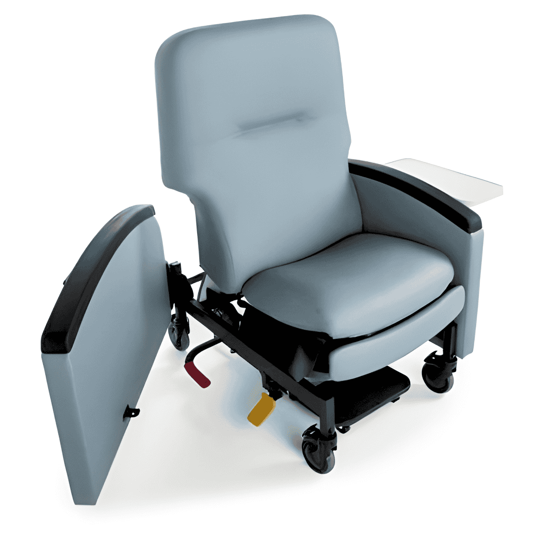 Lumex Pivot-Arm Clinical Care Recliner with Swing Away Arms