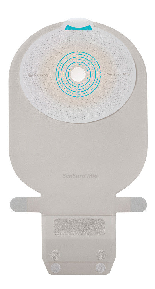 Coloplast SenSura Mio 1-Piece Drainable Maxi Pouch with EasiClose Wide Outlet, Cut-to-Fit - Flat