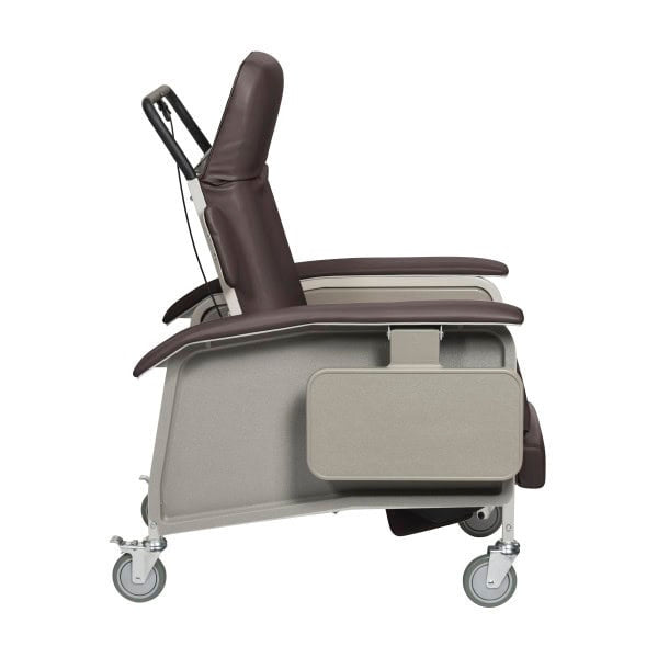 The Drive Clinical Care Recliner D577 shown in upright position with adjustable head rest | Available at ambervista.shop