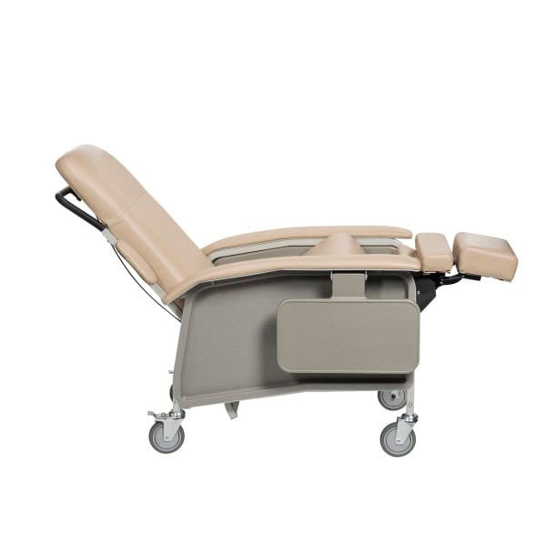 The Drive Clinical Care Recliner D577 shown in reclined/napping position | Available at ambervista.shop