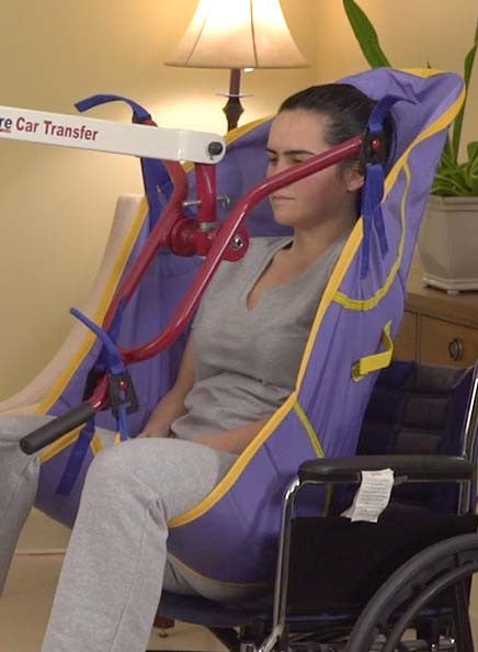 A general purpose 4-Point Cradle Clip Sling is required for use with the Protekt All-In-One Car Transport patient lift. 