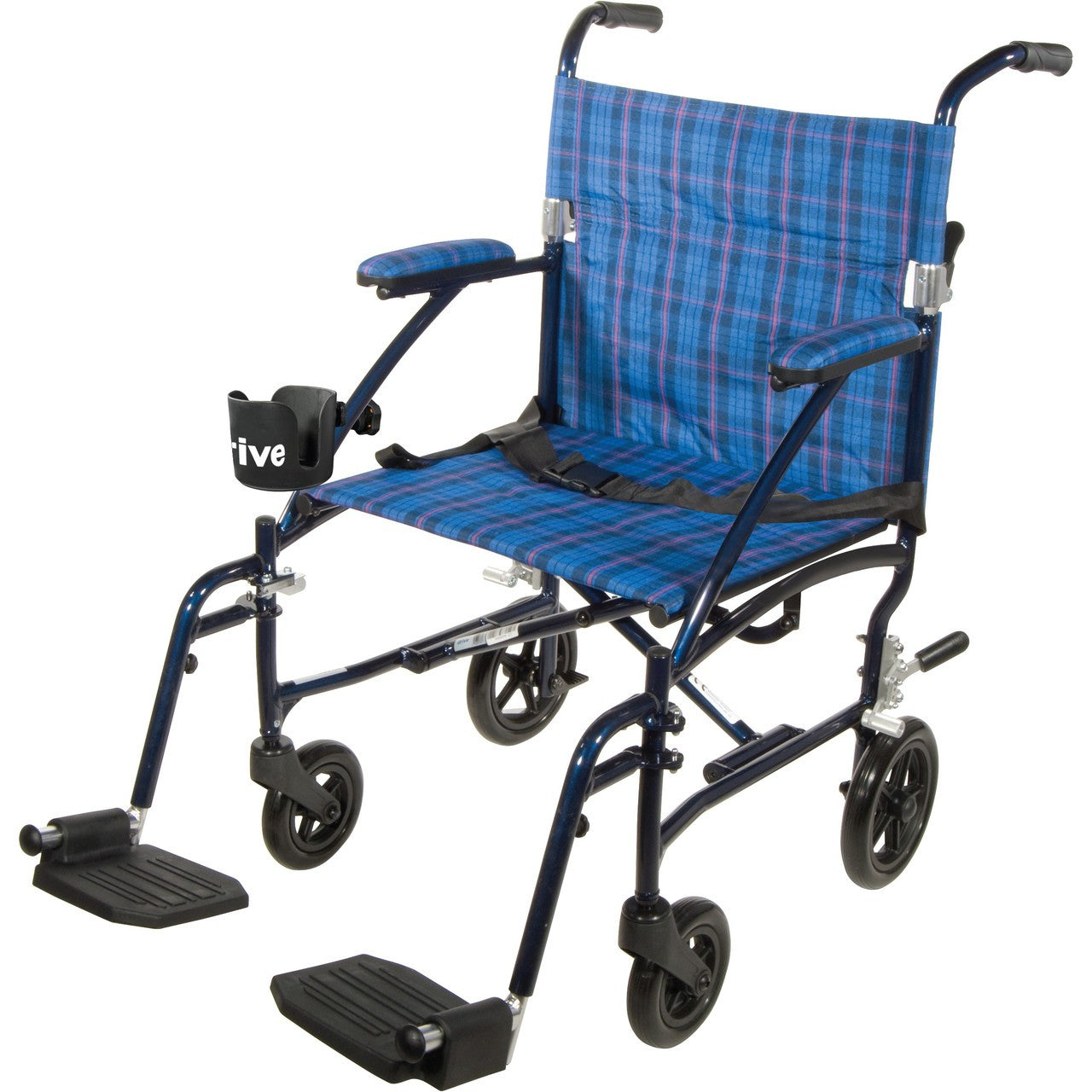 DFL19-BL comes with Blue Frame and Blue Plaid Upholstery